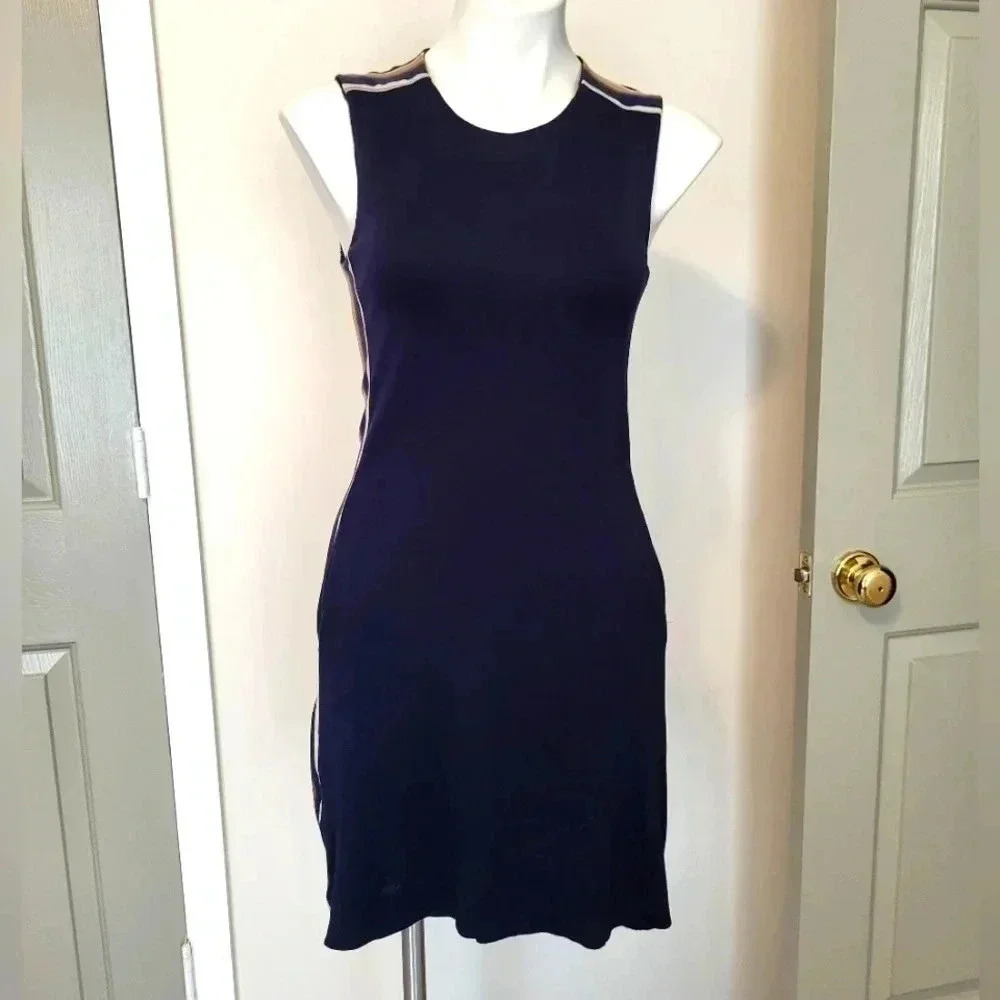 Hutch Anthropologie Sleeveless Side Stripe Mini Dress(S)